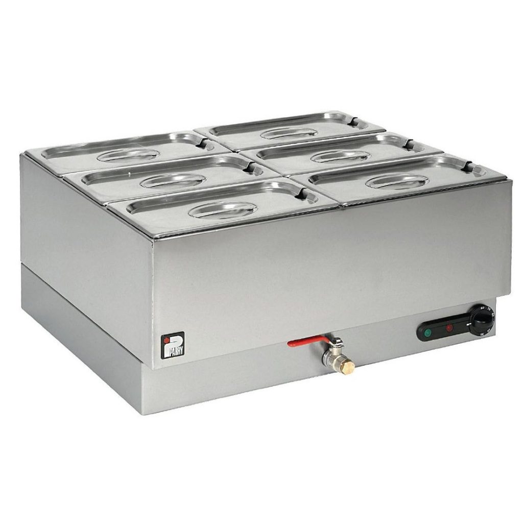 LPG Gas Wet Bain Marie x 4 Pots Commercial Quality Gas Bain Marie