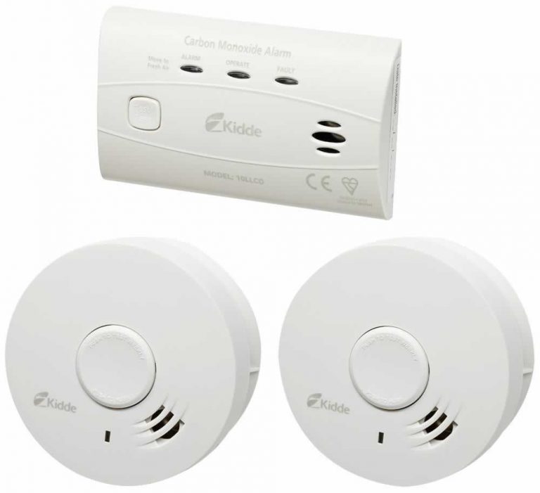 Carbon Monoxide & Smoke Alarms Safety Pack 10 Year