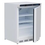 undercounter fridge white open CD610