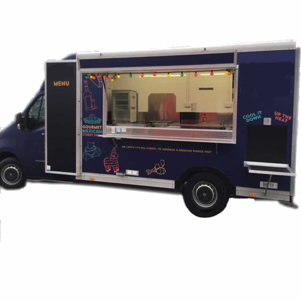 mexican food catering van