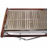 gas barbecue folding front rack