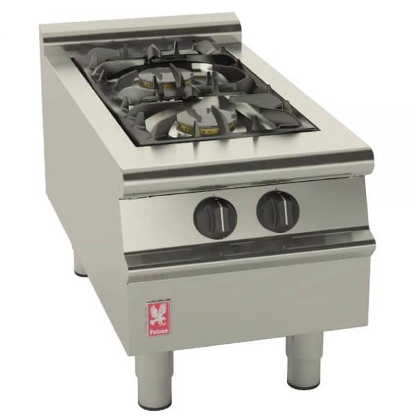 2-burner-propane lpg boiling top catering equipment