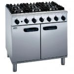 6-burner-propane-gas-oven catering equipment