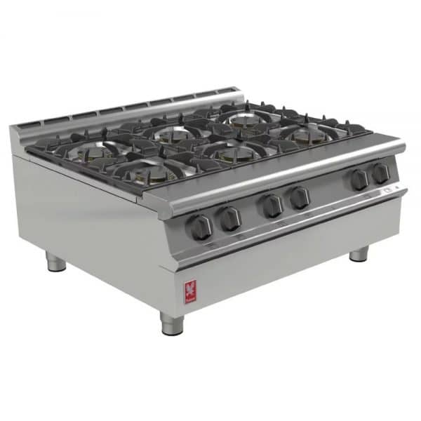 6-burner-propane-lpg-boiling-top- catering equipment