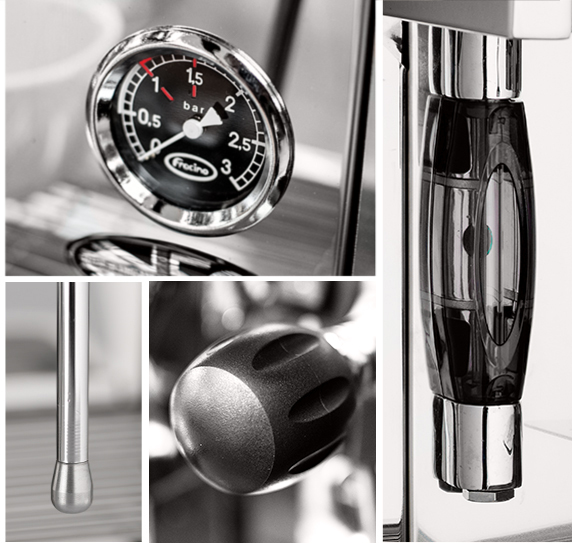 closeup2 Coffee Machine Fracino Cherub CHE1 - Image 2