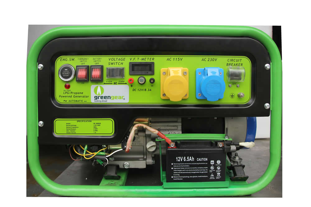 Customer Supplement Prestige LPG Generator 3000kW Electric Start Portable Eco-Friendly Free Delivery