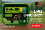 LPG Generator Greengear 3kW New Model Euro 5 Compliant - Image 3