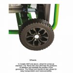 lpg generator wheels for easy moving