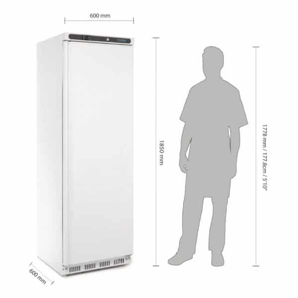 polar-single-door-fridge-cd612-white catering fridge