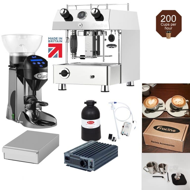 LPG Coffee Machine Dual Fuel Mobile Catering Cappuccino & Espresso Maker