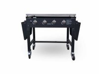 gas griddle front