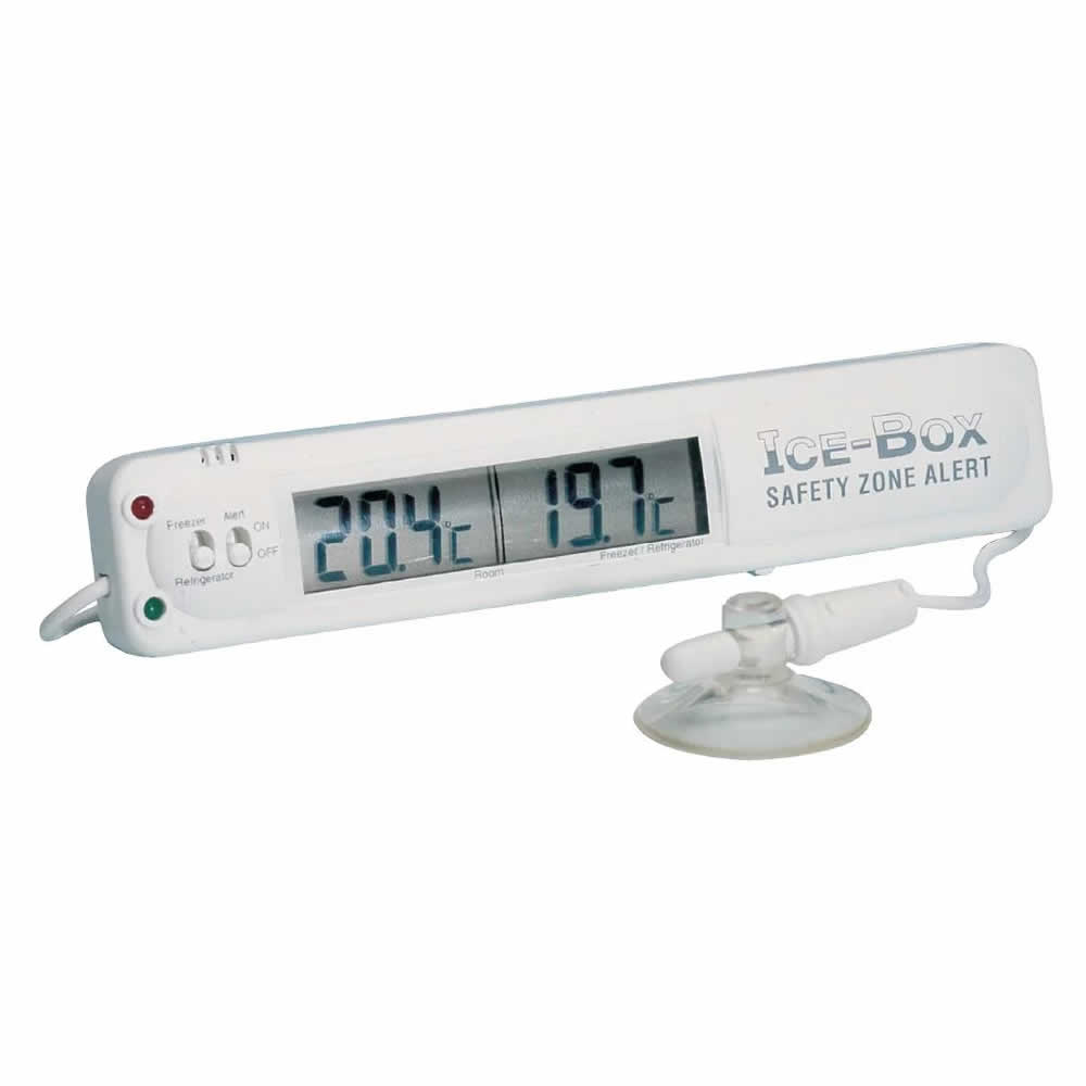 Fridge Freezer Thermometer With Alarm Hygiplas - MobCater