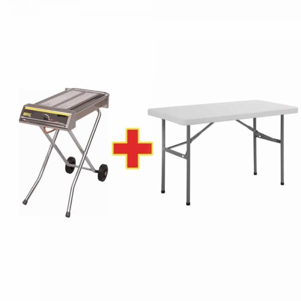 barbecue and table