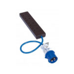Fly Lead 16A-4x 13A - Blue 230v Socket Adaptor