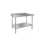 Stainless Steel Upstand Table 150cm