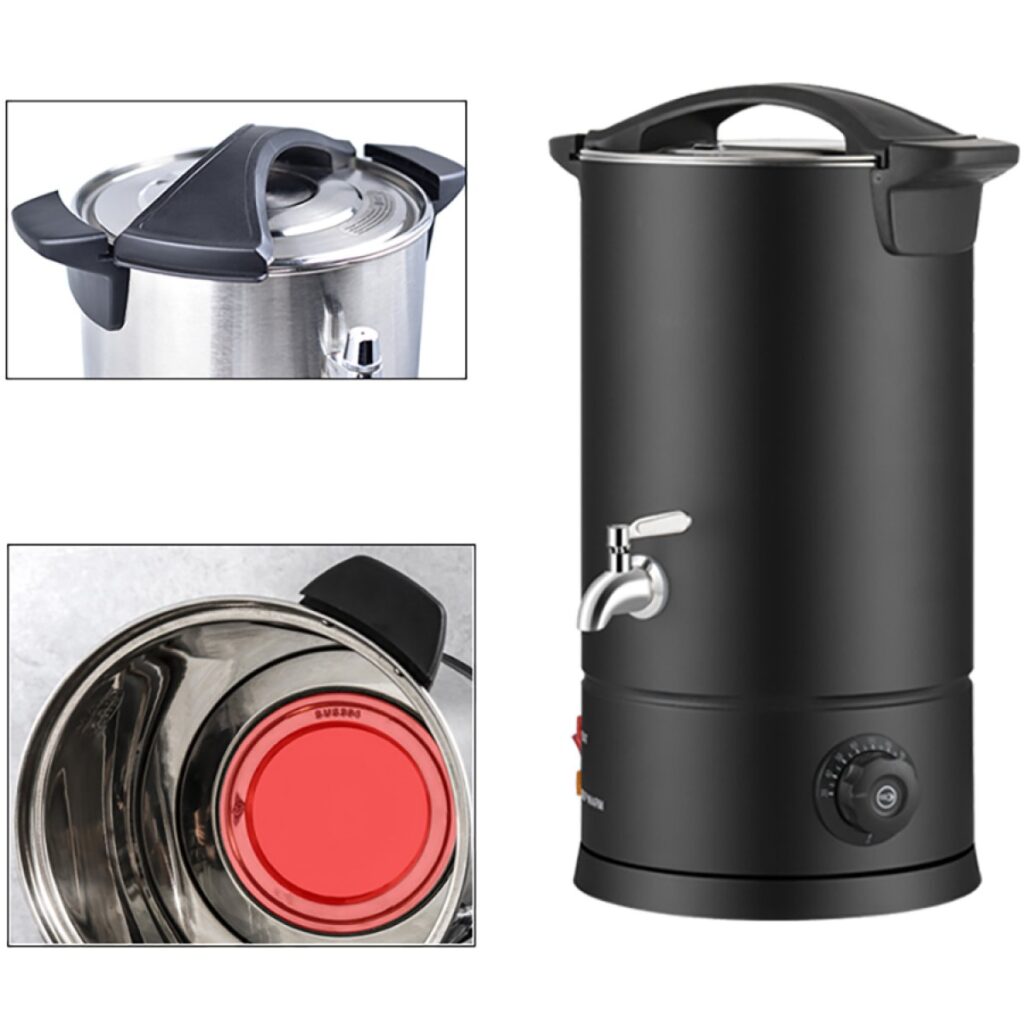 Commercial Water Boiler Double Wall 35L Black MobCater