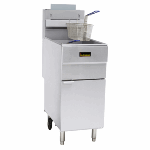 4 Burner Standing Twin Tank Gas Fryer Infernus 23 Litres NG/LPG