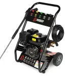 Power Petrol Pressure Washer 180 Bar (2900 PSI) 9 LPM - 8m hose