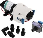 Flojet R3526144D 12V Water Pump + Strainer