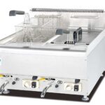 Infernus INF-565 Twin Tank Countertop LPG Gas Fryer – 2x14L Stainless Steel