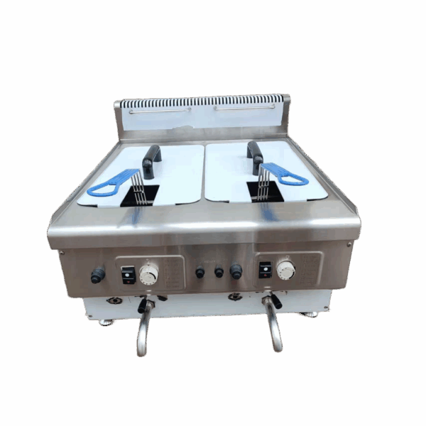 Countertop Gas Fryer Twin Tank 14L x 2 LPG Infernus - Image 2