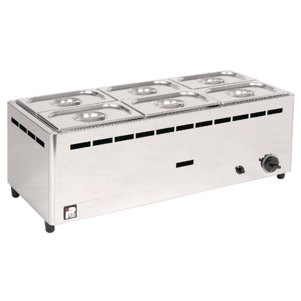 Parry LPG Wet Bain Marie in a kitchen