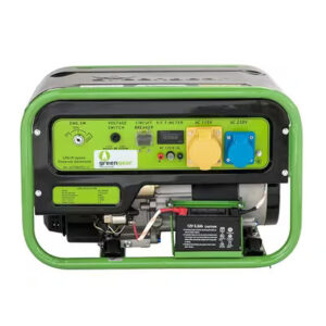 Greengear 3kW gas generator outdoors