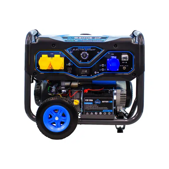 Gorilla Power 8300W dual-fuel generator with electric start.