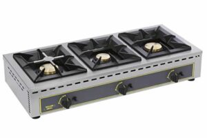 Roller Grill 3 burner professional gas stove