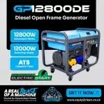 Gorilla Power GP12800DE High Performance Generator 12000W Diesel - Image 3