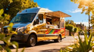 Used mobile catering van for sale in the UK.