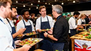 UK hospitality professionals at a National Caterers Association event.
