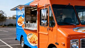 Premium fish and chip van for sale.