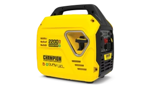 Champion 2200 Watt Mighty Atom Dual Fuel Inverter generator.