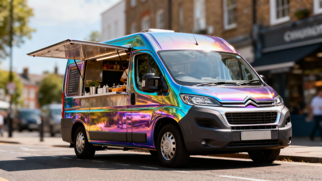 Citroen catering van for sale in the UK.