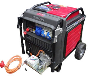 5kW LPG generator powering a food truck.