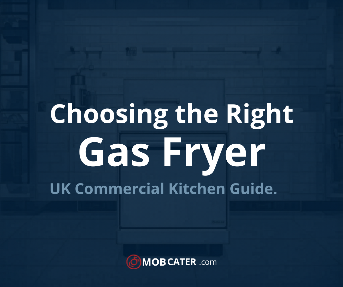 Commercial gas fryer for UK kitchens