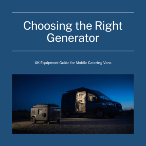 Generator for mobile catering vans