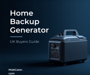 Home backup generator for mobile catering power supply