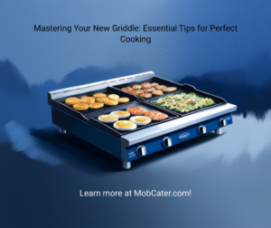 Commercial griddle with food cooking - essential tips