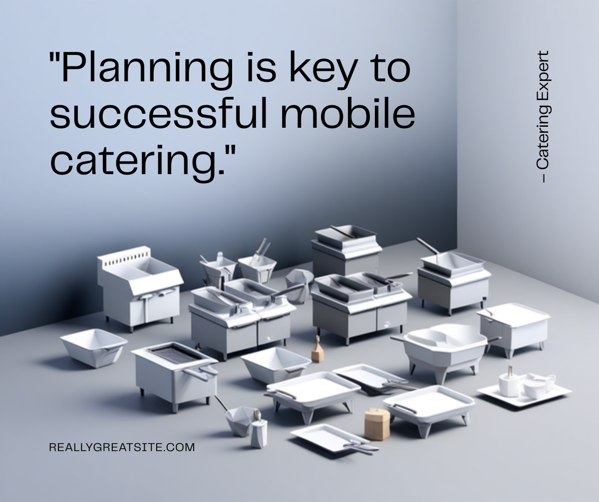 Mobile catering equipment checklist for a UK food van - LPG griddle, fryer, bain marie, fridge, water boiler and generator