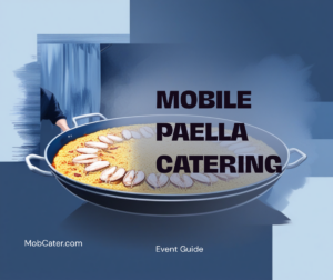 Mobile paella catering service for events and weddings