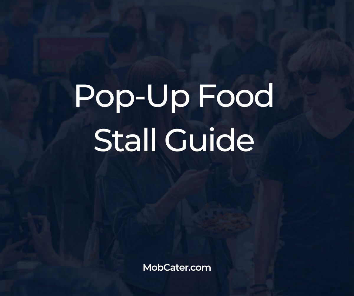 Pop-up food stall at a UK market