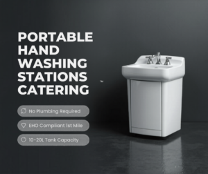 Portable Hand Washing Stations for Mobile Catering