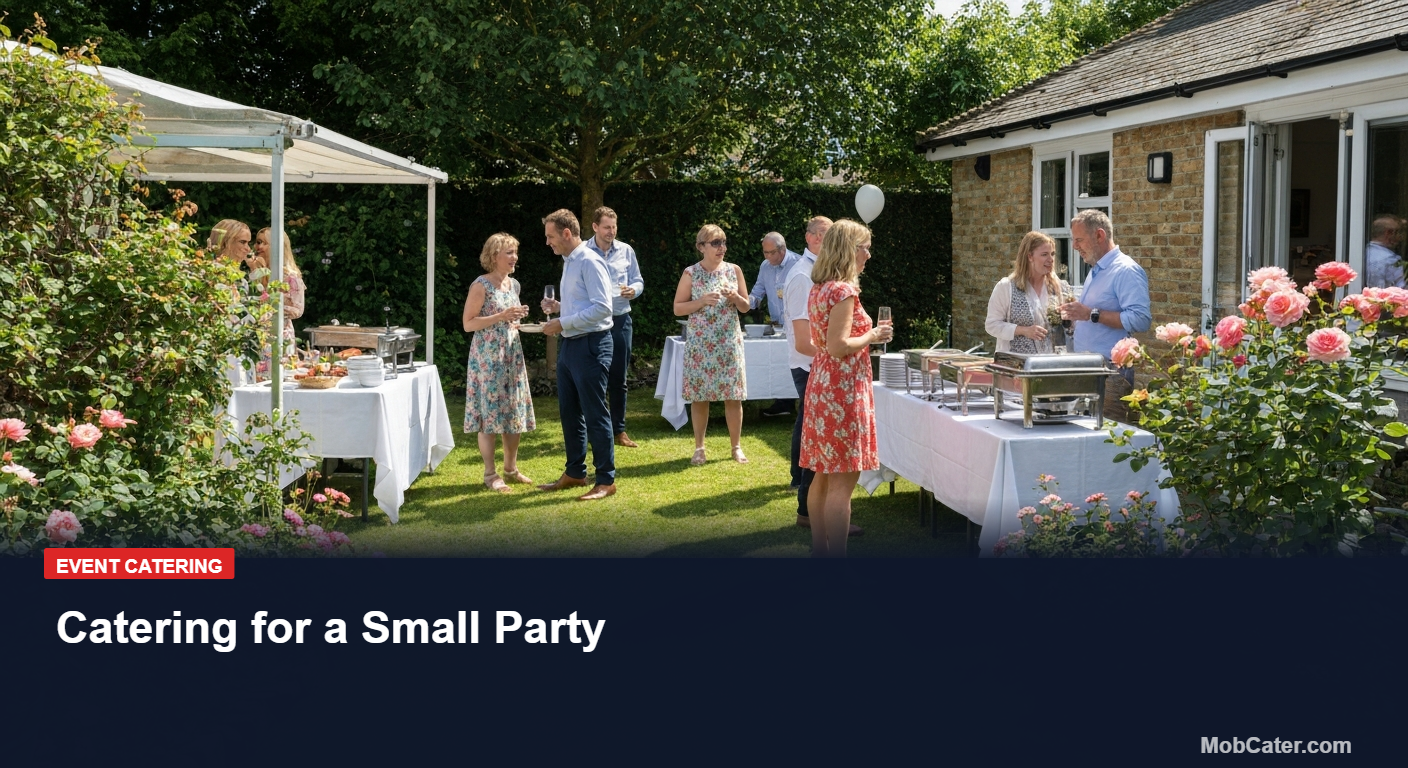 Catering for a Small Party - Mobile Catering Equipment UK