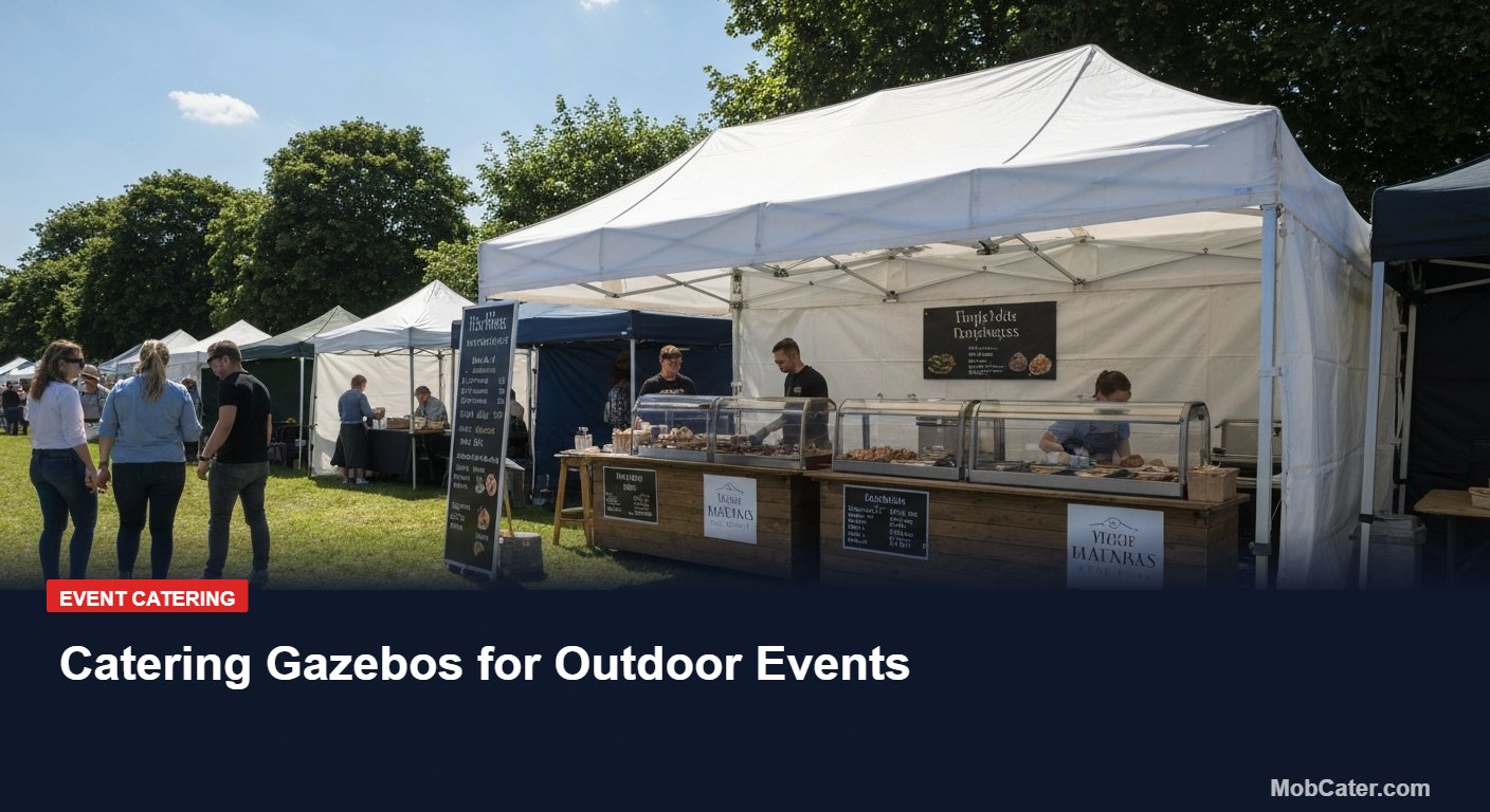Catering Gazebos for Outdoor Events - Mobile Catering Equipment UK