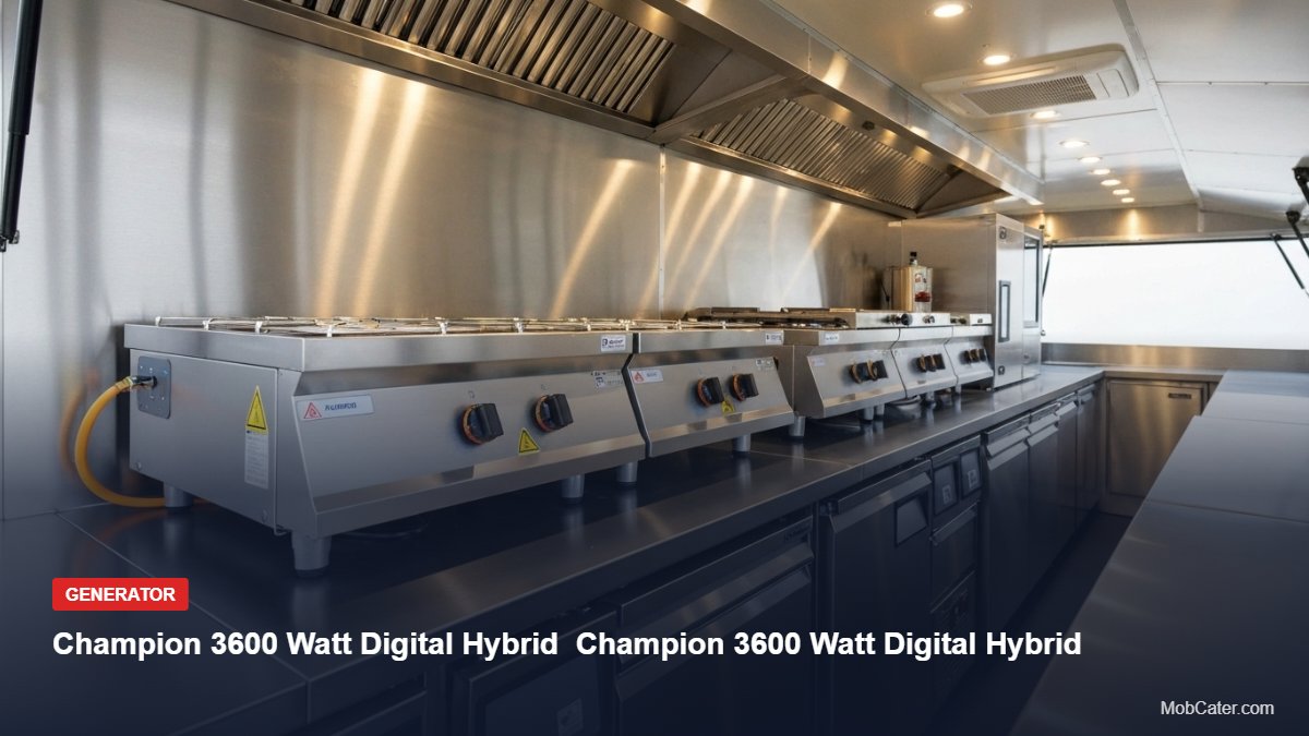 Champion 3600 Watt Digital Hybrid Champion 3600 Watt Digital Hybrid - Mobile Catering Equipment UK