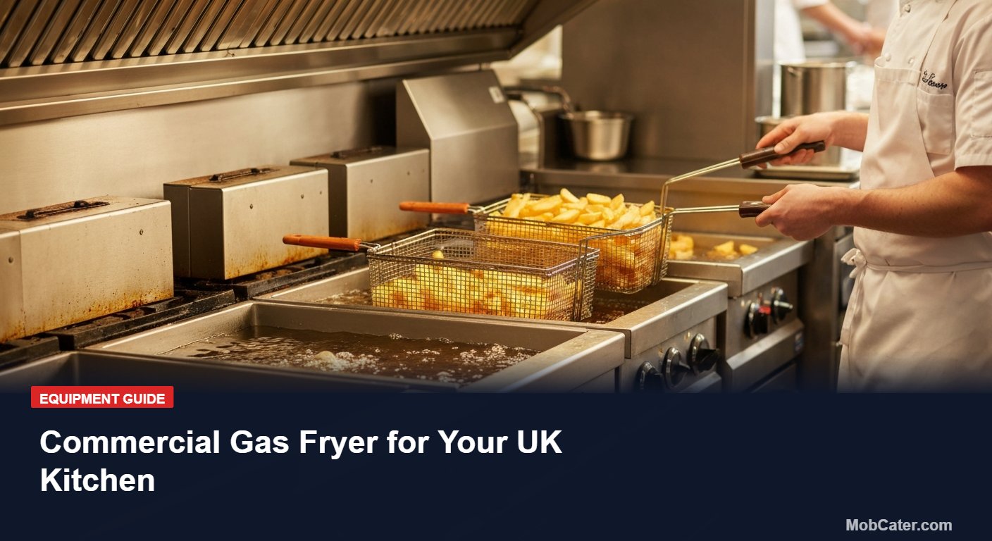 Commercial Gas Fryer for Your UK Kitchen - Mobile Catering Equipment UK