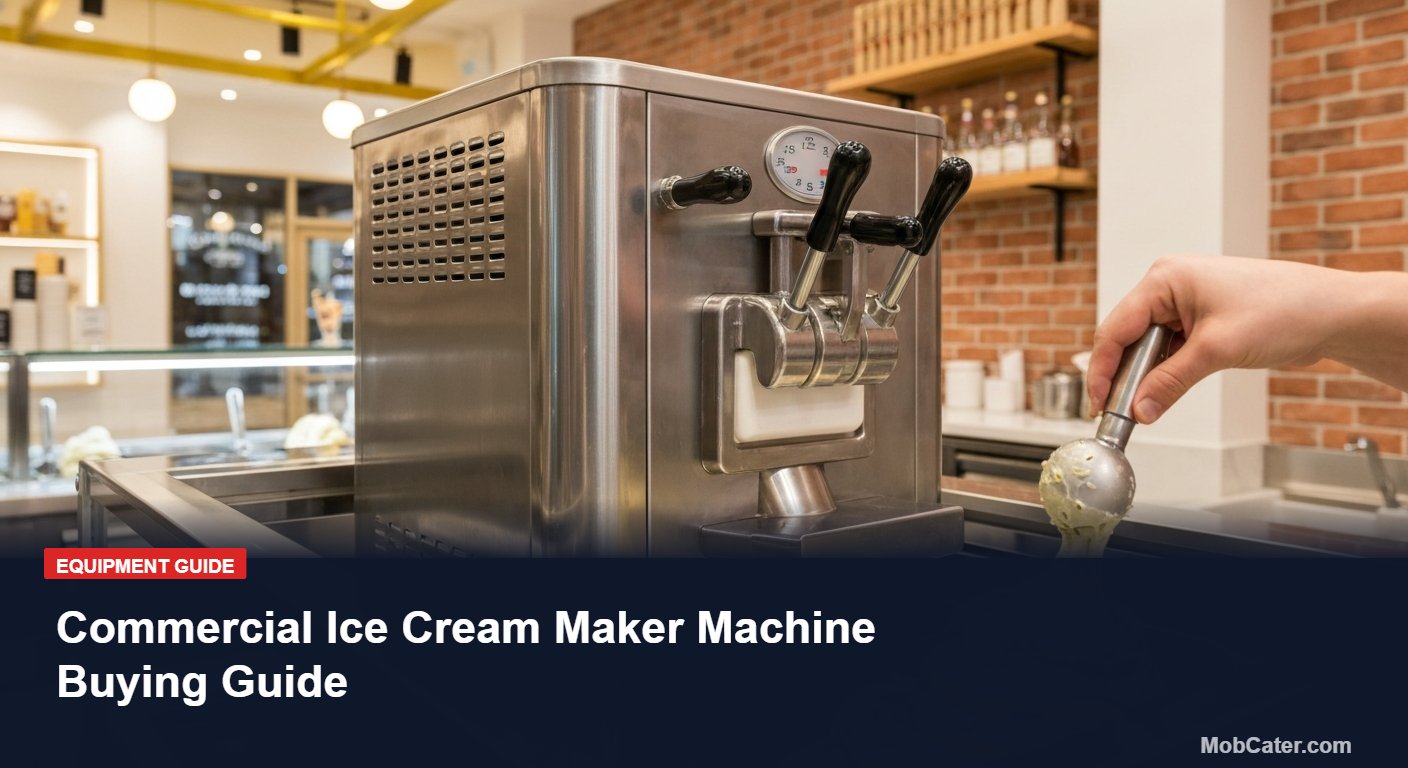 Commercial Ice Cream Maker Machine Buying Guide - Mobile Catering Equipment UK