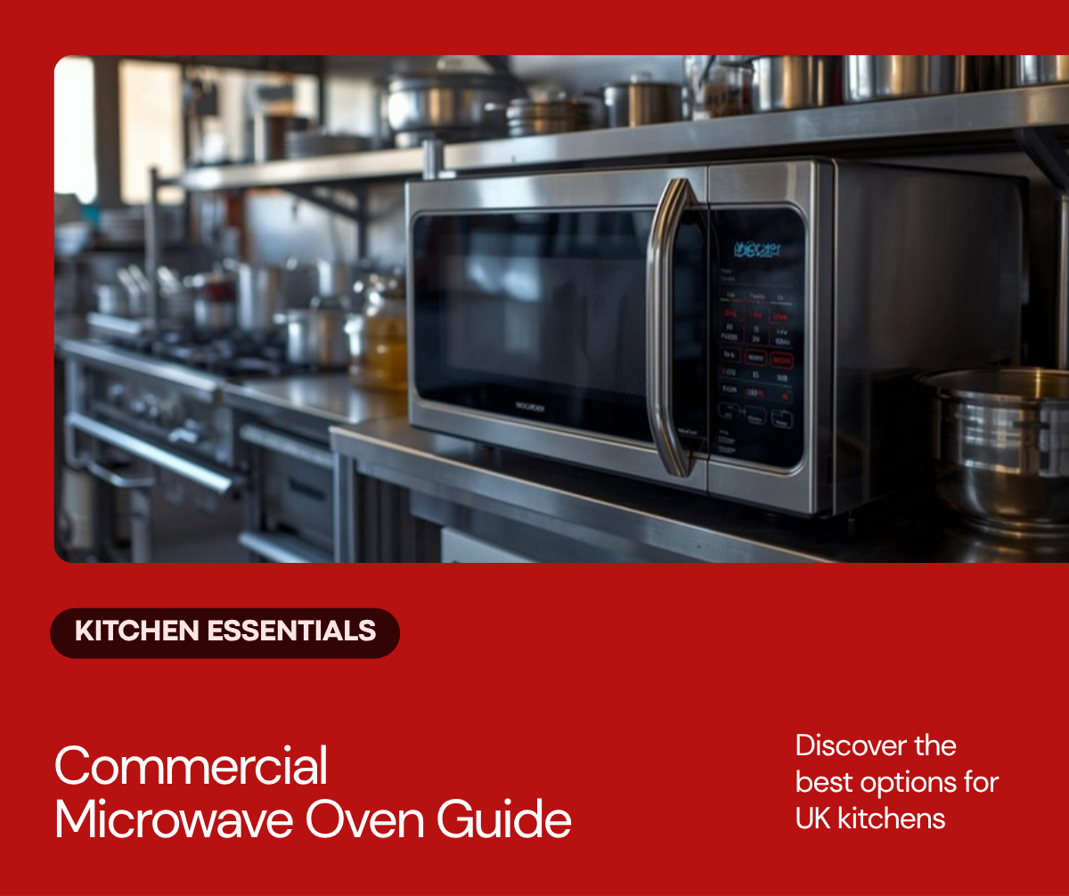 Commercial microwave oven for professional catering kitchen